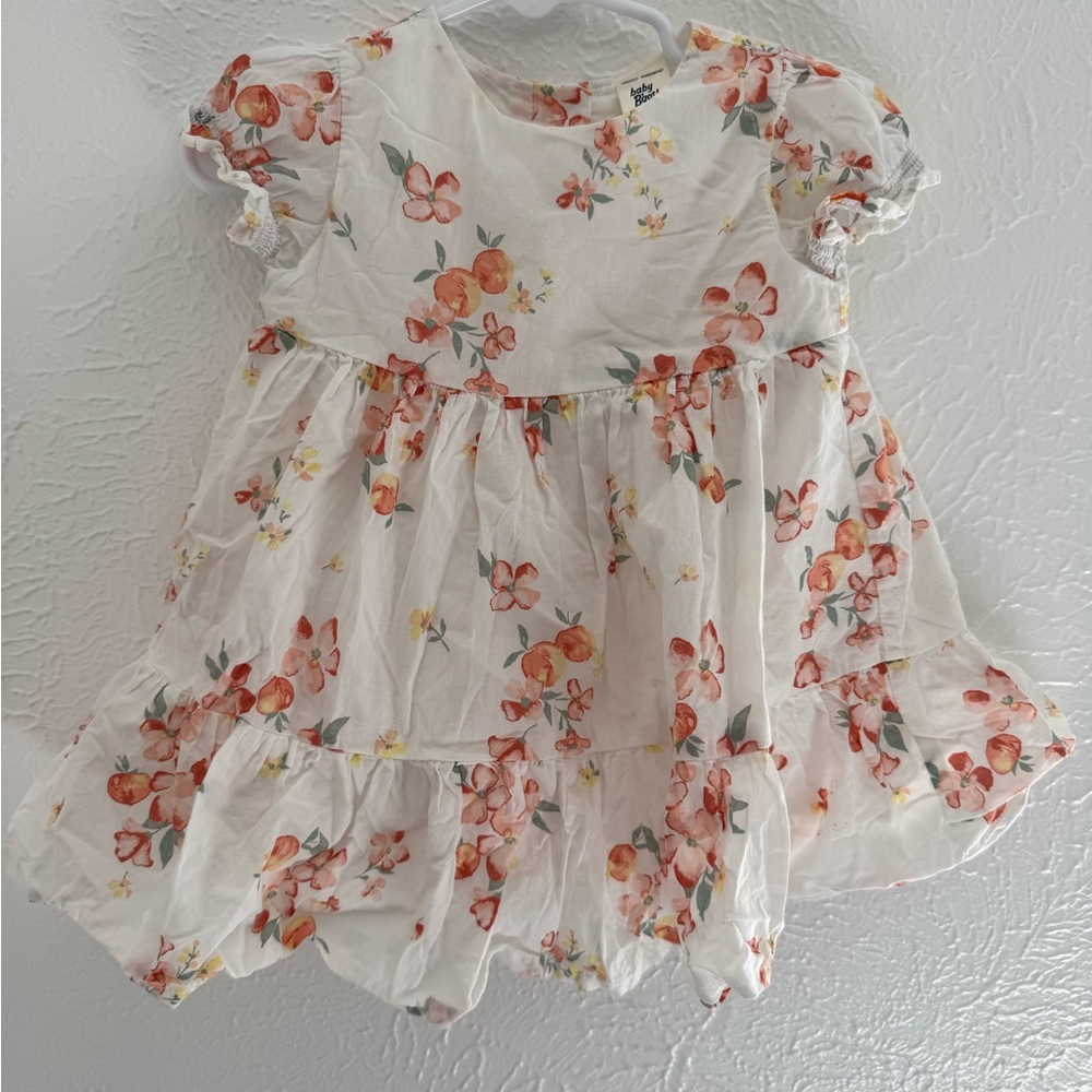 OshKosh B'gosh Floral White and Orange Dress